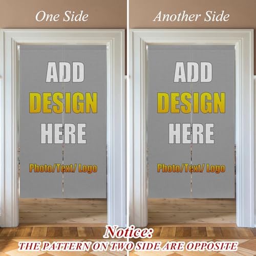 Customize Your Own Double Sided Noren Curtain for Doorway