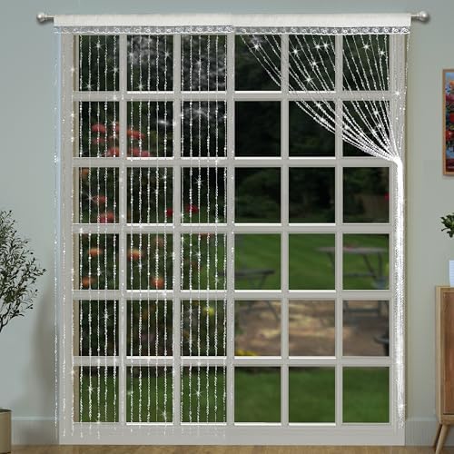YaoYue Crystal Beaded Curtain Door Room Divider