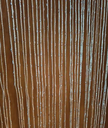 2PCS 39x79inch Glitter String Curtain Doorway Beads