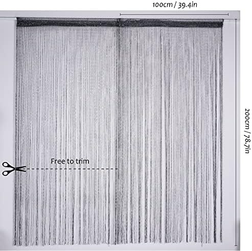 Vagasi Beaded Curtain 2 Pack for Doorways