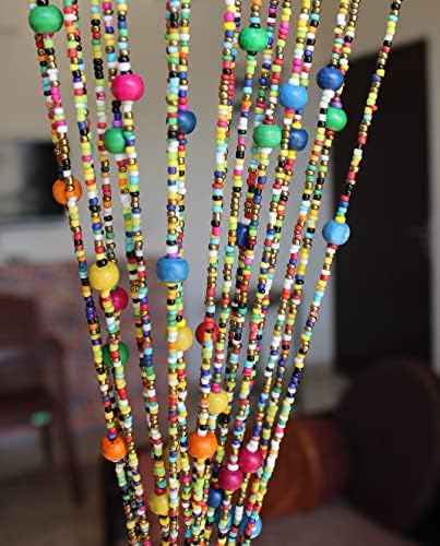 Mango Gifts Bohemian Beaded Curtain with Jingle Bells