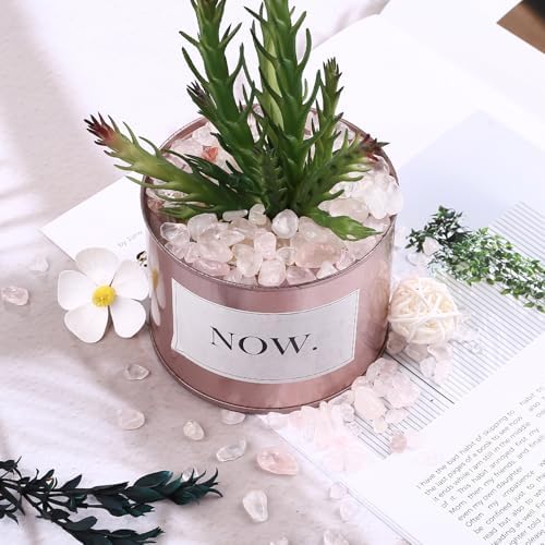 Naler 1lb Rose Quartz Crystals for DIY and Decorations
