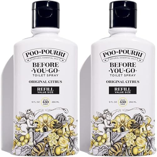 Original Citrus Toilet Spray Refill 9 Fl Oz 2 Pack