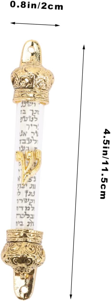 Zerodeko Jewish Door Mezuzah Metal Ornament