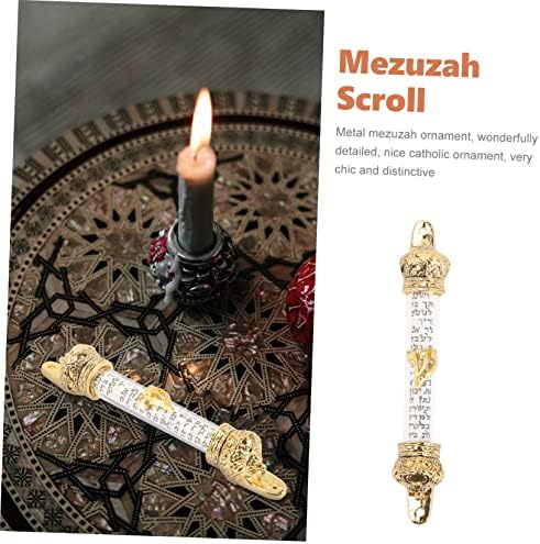 Zerodeko Jewish Door Mezuzah Metal Ornament
