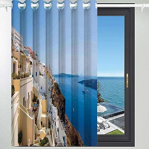 ZYMECH Heavy Weight Blackout Curtains 1 Panel 47x701 Inches