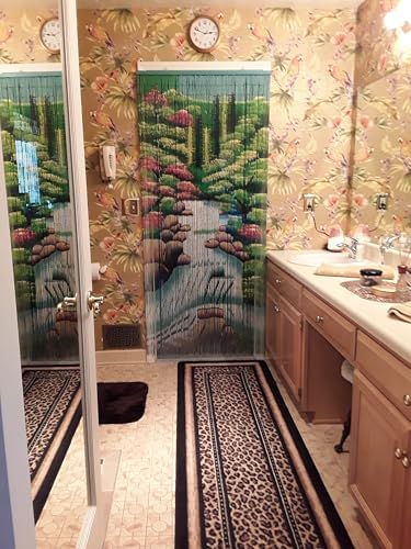Beaded Curtain 125 String Handmade Bamboo Decor Panel