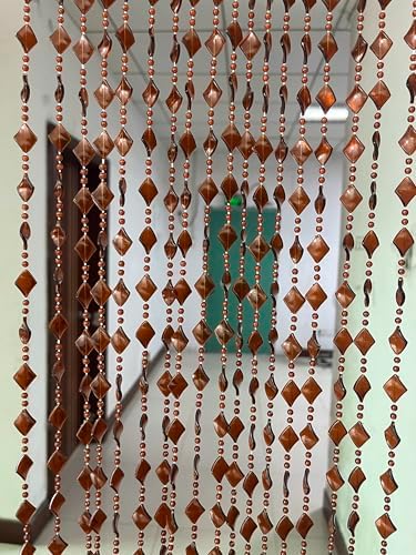 ZiDeTang Maple Leaf Beaded Curtain Panel