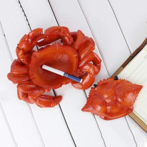 Resin Crab Decor Ashtray with Cover 16x145x6cm