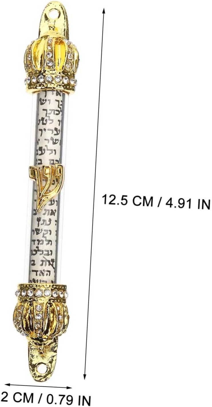 Jewish Mezuzah Metal Door Decorative Scroll