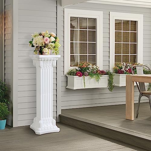 Tall Greek Column Statue Display Pedestal