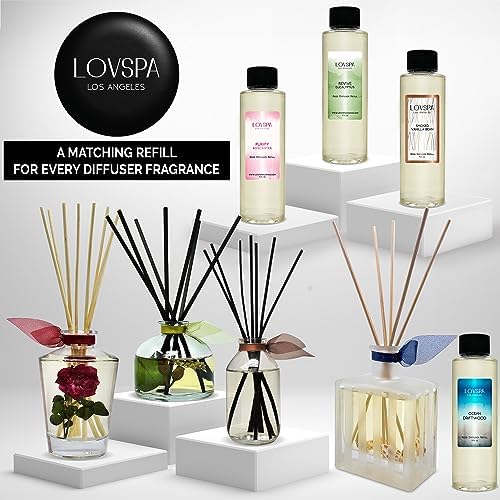 LOVSPA Smoked Vanilla Reed Diffuser Set