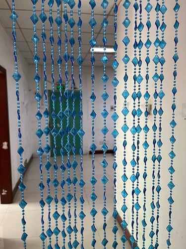 ZiDeTang Acrylic Maple Leaf Beaded Curtain Panel