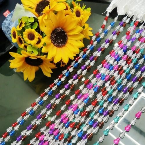 Ave Split Beaded Curtain Doorway Decor Screen