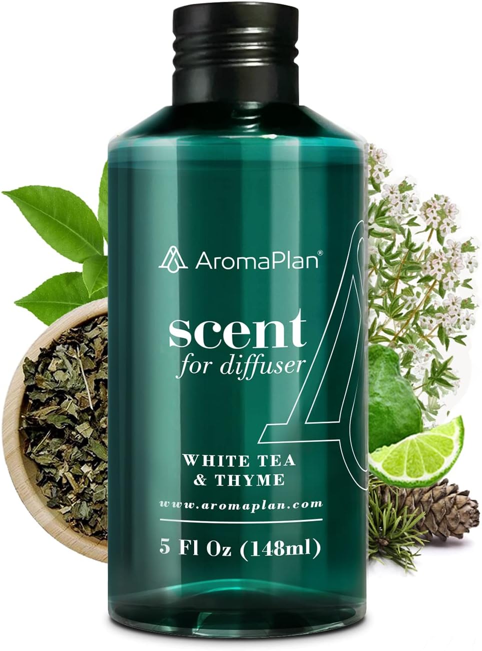 Aromaplan Hotel Scents White Tea Thyme 5 Fl Oz