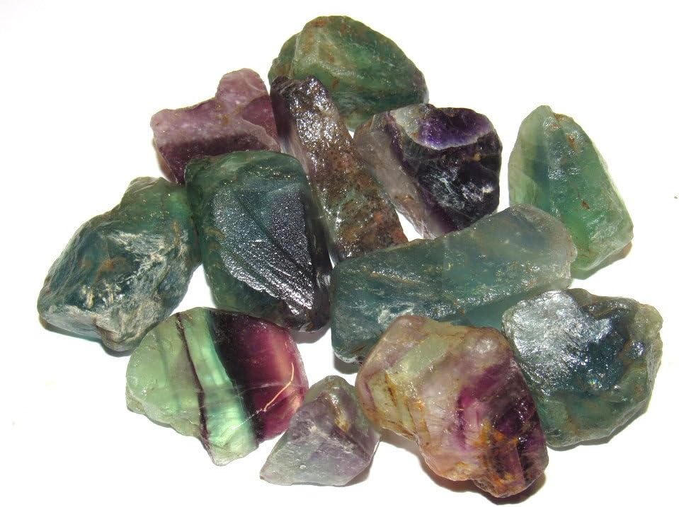 1 Pound Natural Fluorite Rough Stones 1
