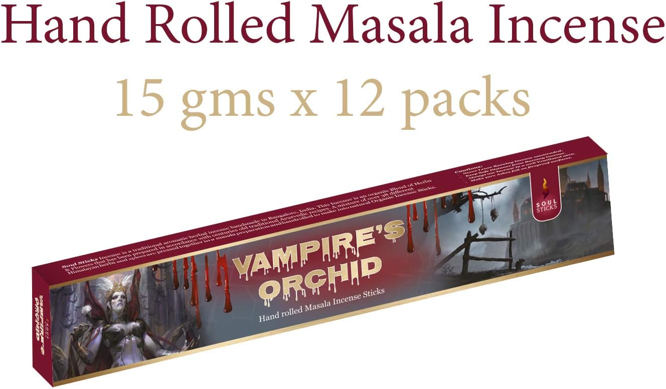 Soul Sticks Natural Hand-Rolled Incense 180 Gram Box