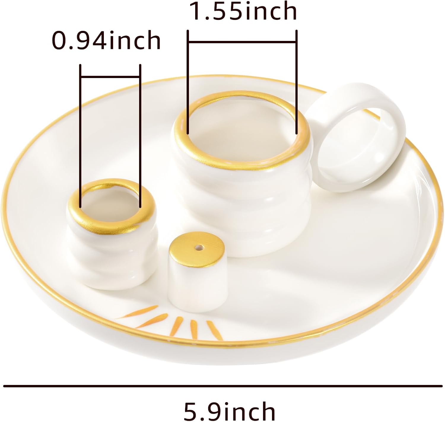 4 in 1 Incense Holder for Meditation and Gifts