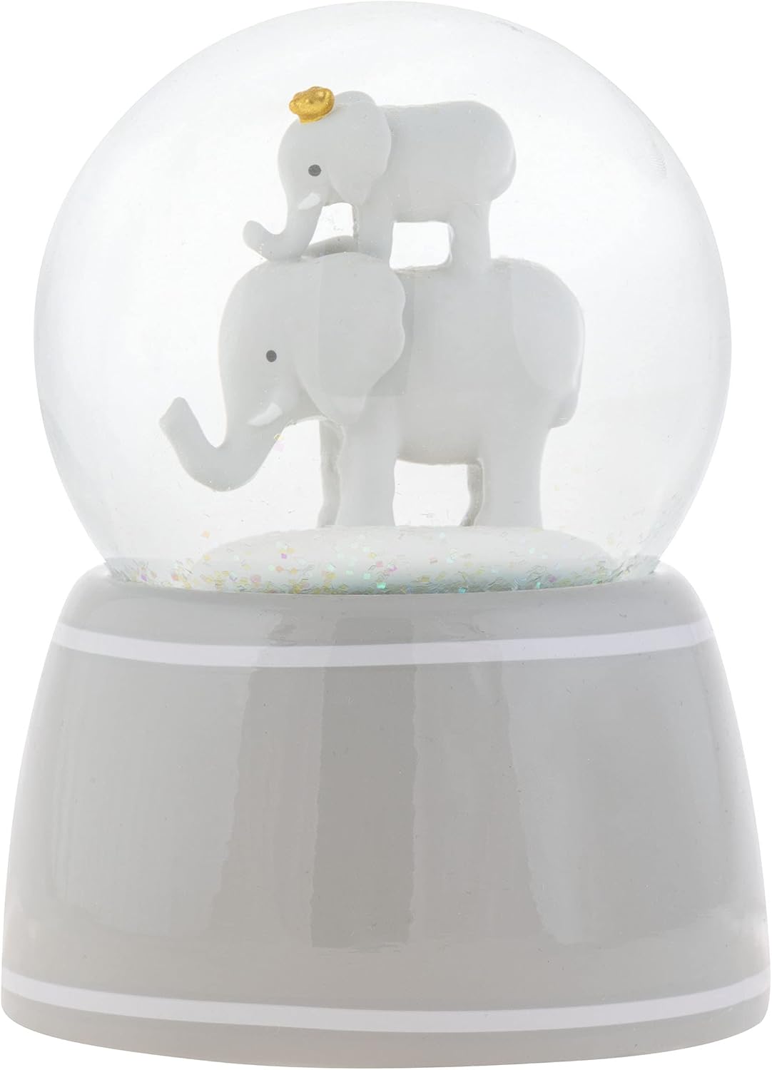 Stephen Joseph Elephant Snow Globe with Lights and Shimmer