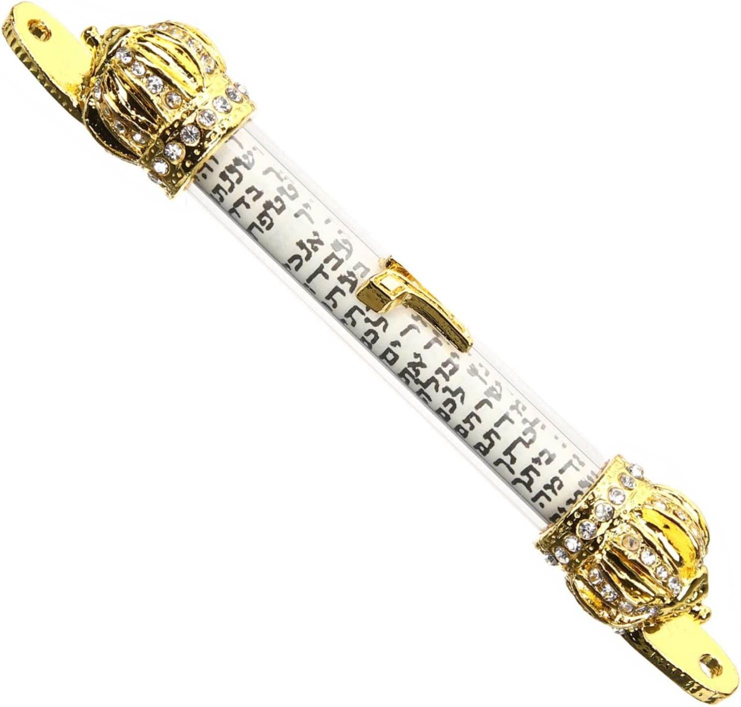Jewish Mitzvah Decor Metal Mezuzah for Door