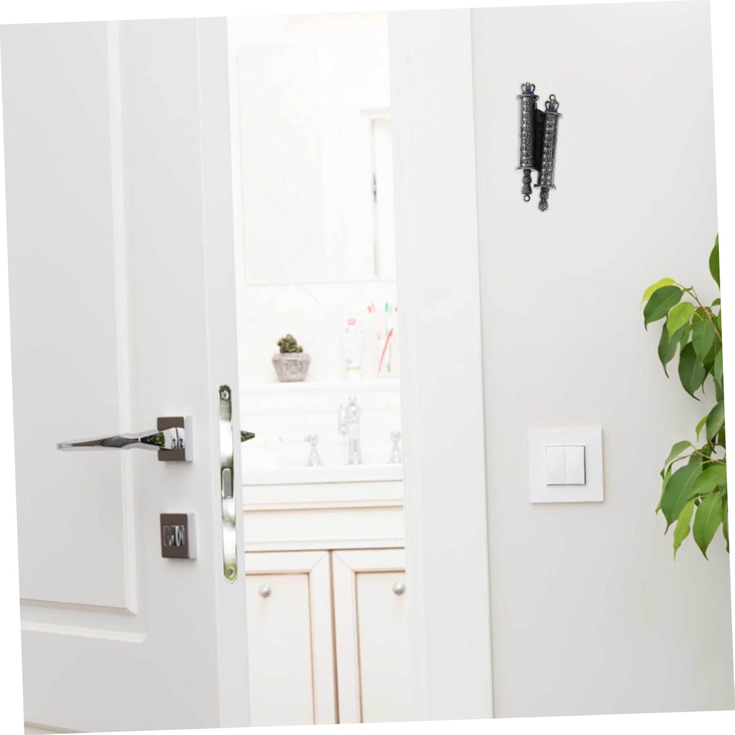 Unique Blessing Plaque Mezuzah Door Decor for Home