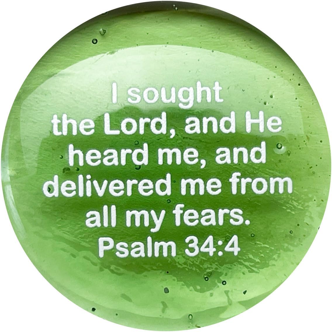 Lifeforce Glass Scripture Stones Bible Verses Set IV