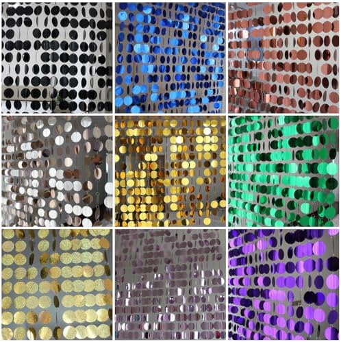 Shimmer Sequin Beaded Curtain Doorway Decor