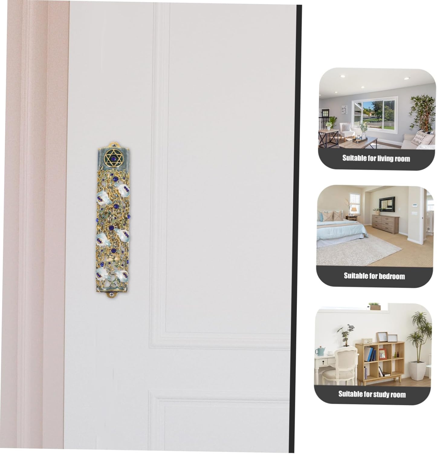 HOOTNEE Mezuzah with Scroll for Door