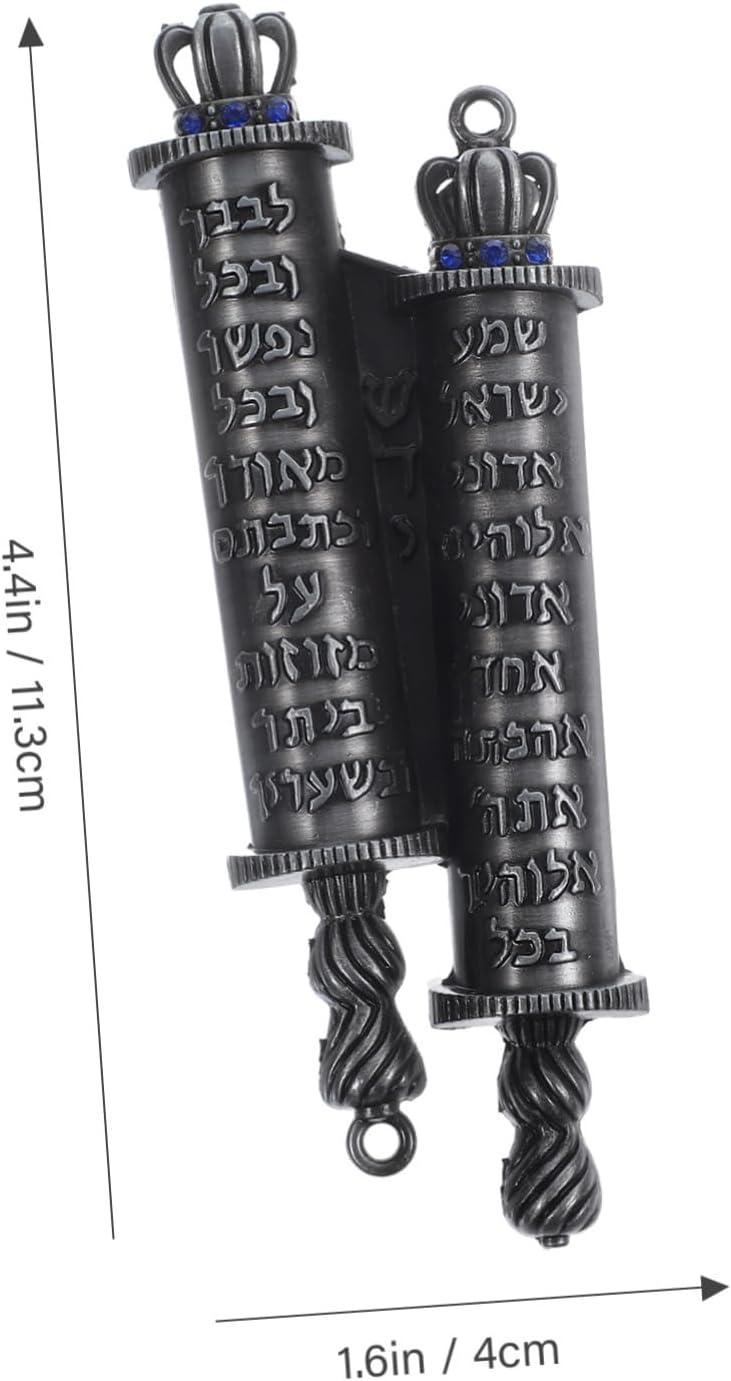 Retro Metal Mezuzah Door Decoration for Jewish Home