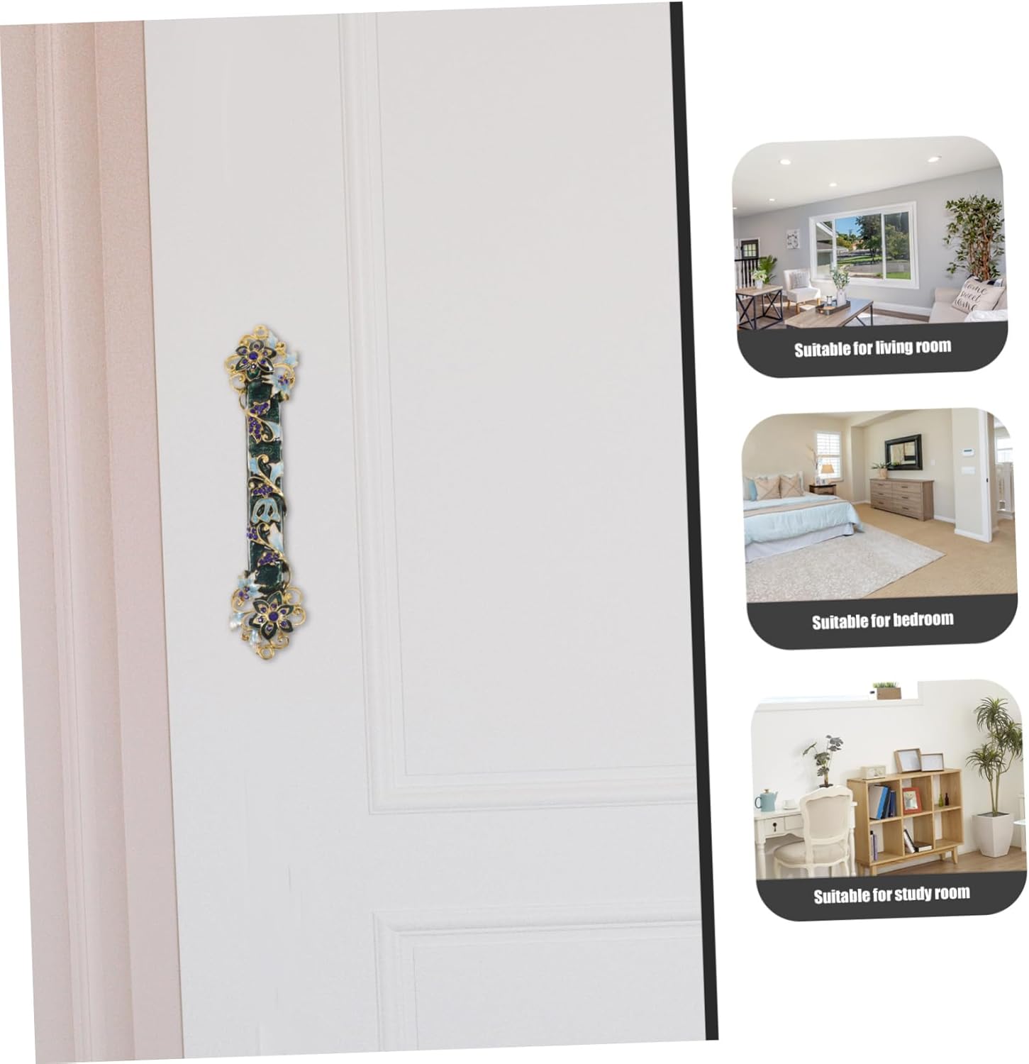 LIFKICH Metal Mezuzah Decor for Home Blessings