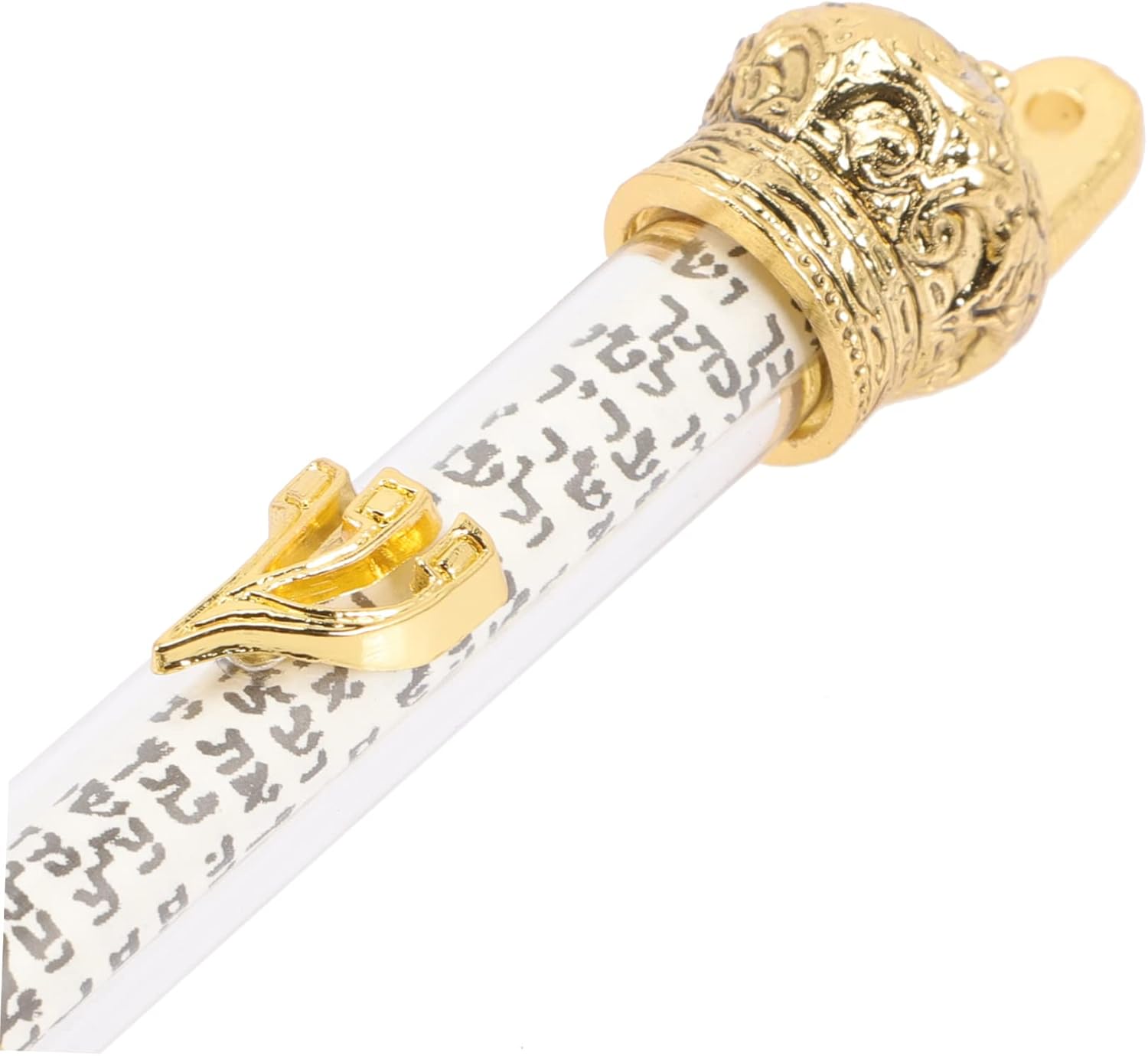 BIUDECO Mezuzah Decorative Metal Door Mount with Scroll