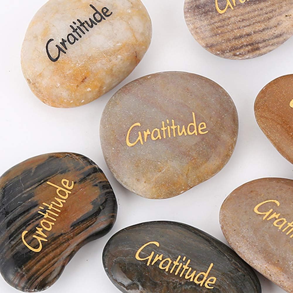 ROCKIMPACT Gratitude Stones 12pcs Pocket Rock Set
