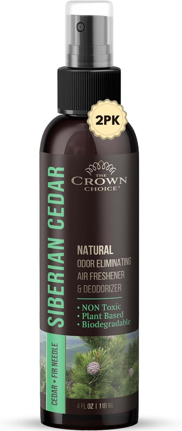The Crown Choice Natural Cedar Oil Spray 2 Pack 4 Oz Each