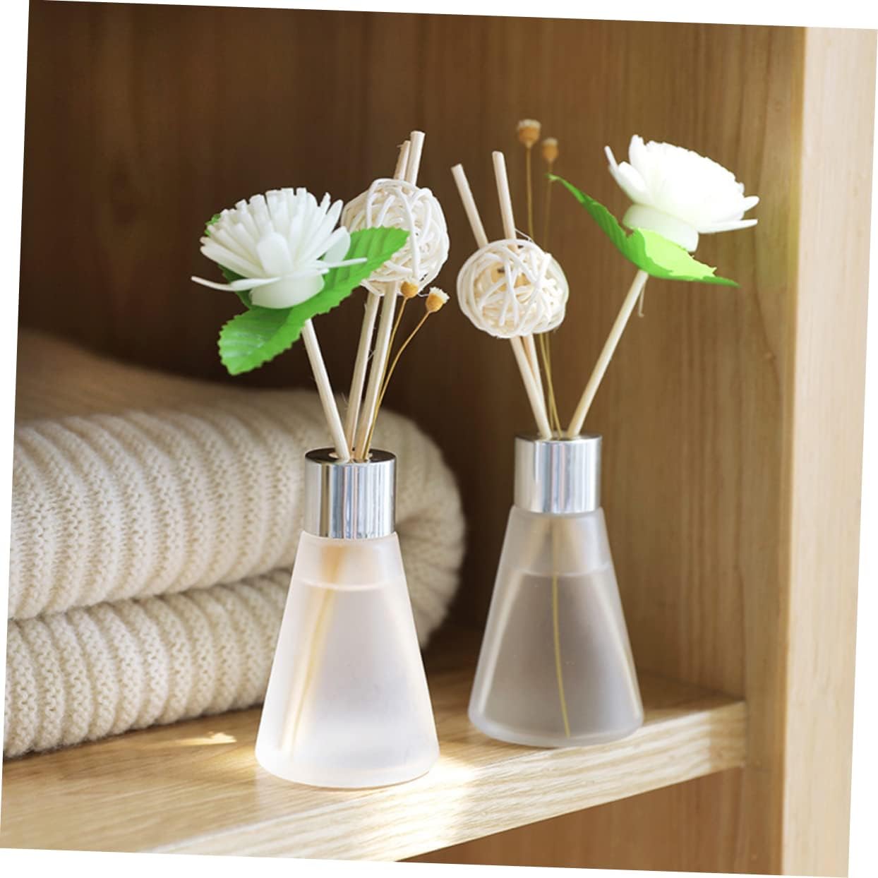 150pcs Natural Aroma Oil Diffuser Sticks for Home Office Fragrance