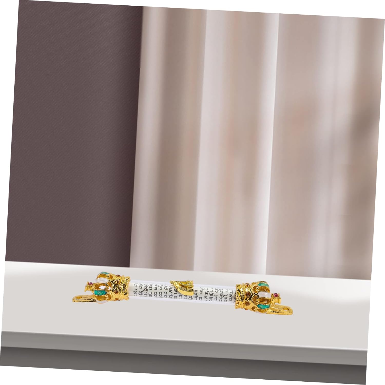 GOOHOCHY Mezuzah Scroll for Bathroom Door Jewish Decor