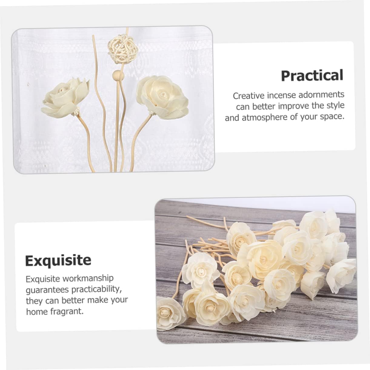 5pcs Rattan Diffuser Sticks for Home Fragrance