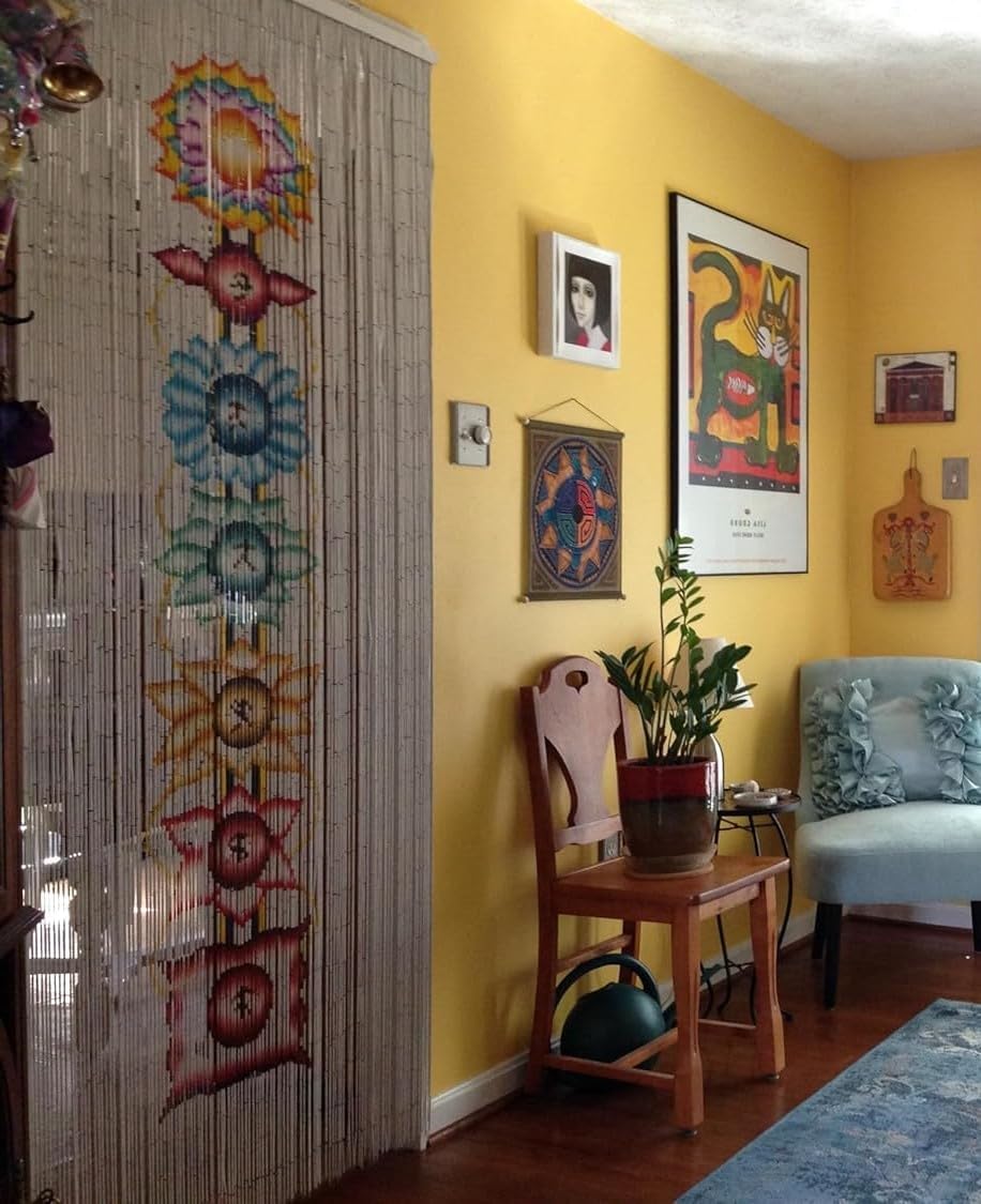 Beaded Curtain with 125 Strings and 4000 Beads