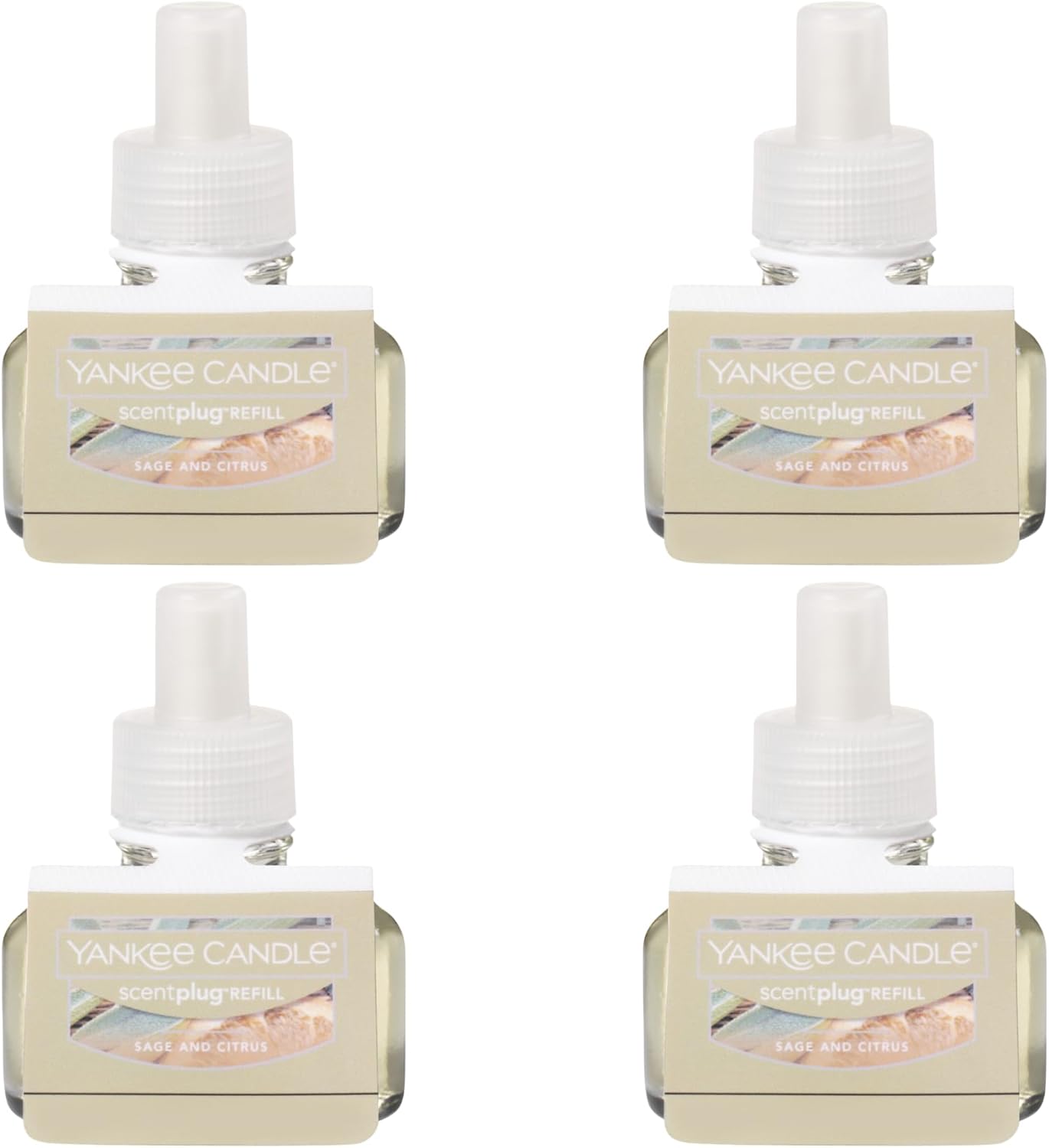 Yankee Candle ScentPlug Refill Sage Citrus Pack of 4