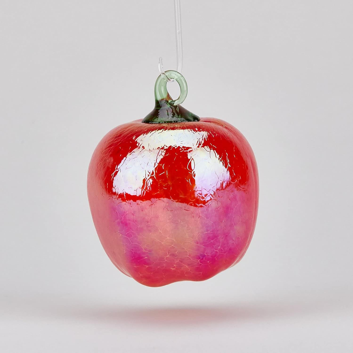 Glass Eye Studio Blown Glass Apple Ornament