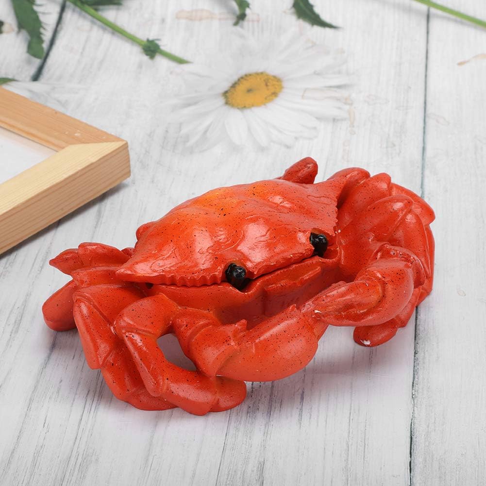 Resin Crab Decor Ashtray with Cover 16x145x6cm