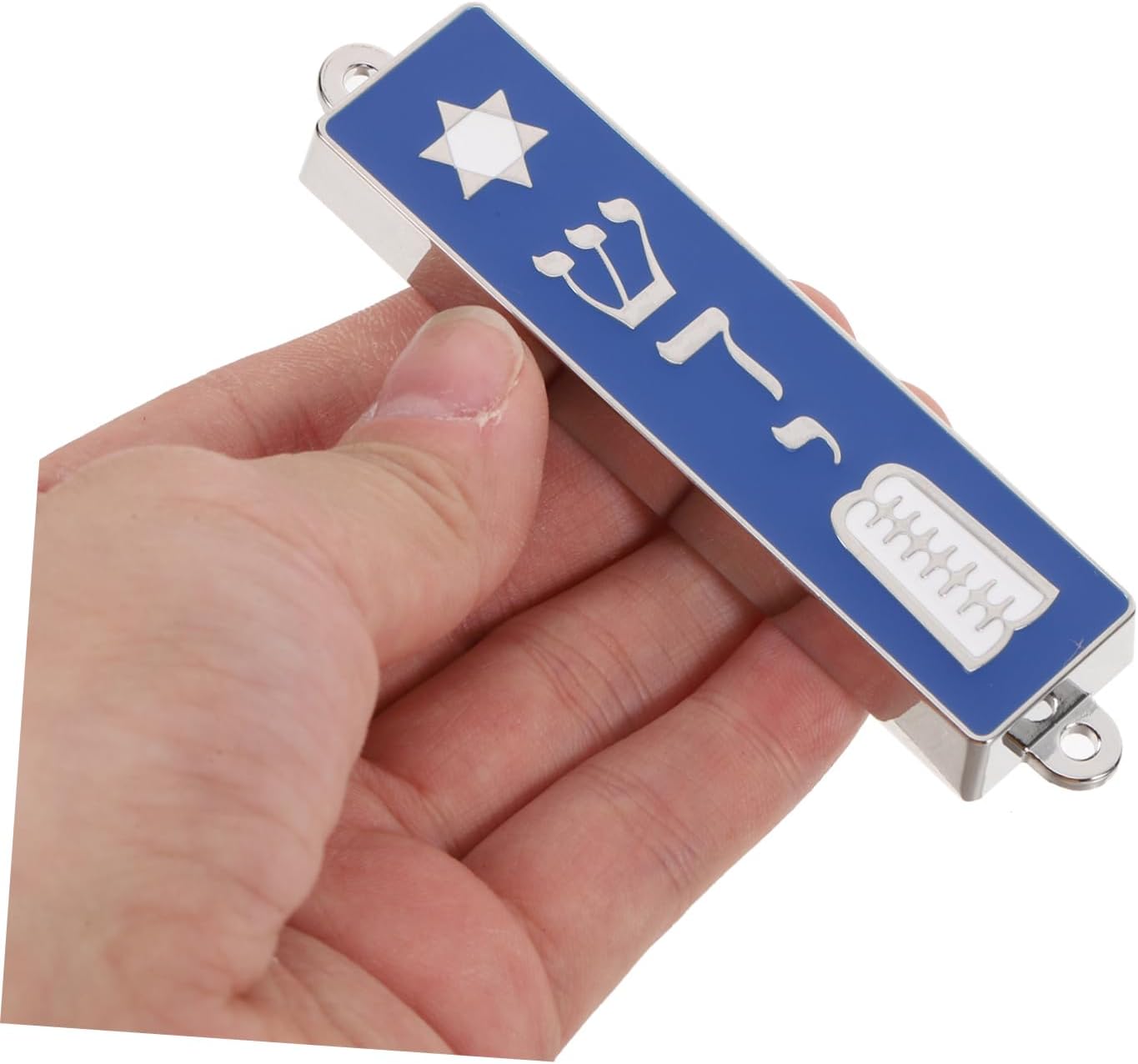 Garneck Mezuzah Scroll Door Ornament Metal Case