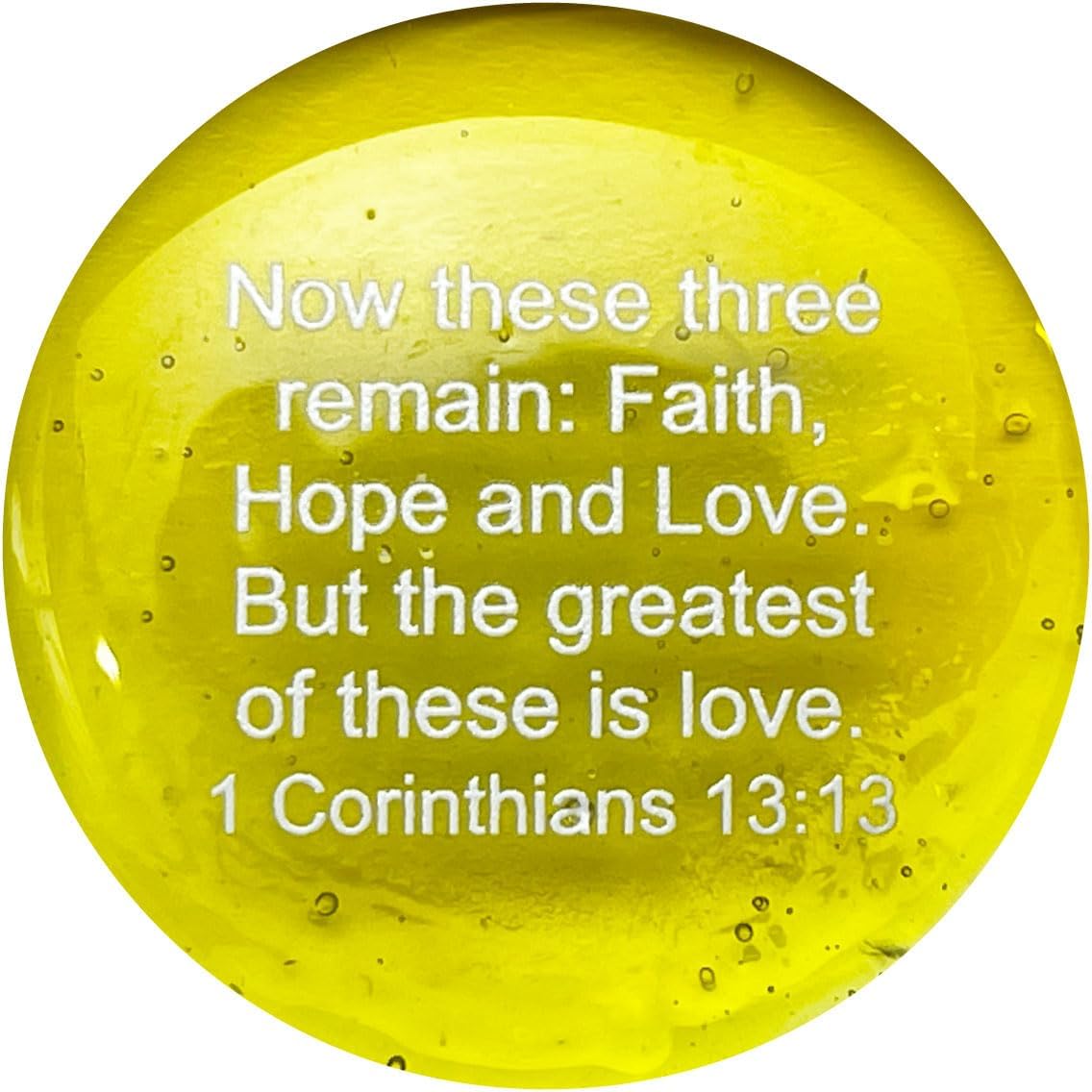 Lifeforce Glass Scripture Stones Bible Verses Set IV