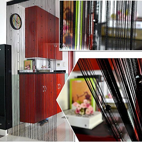Crystal Glass Beaded Tassel Sheer Curtain for Door and Window