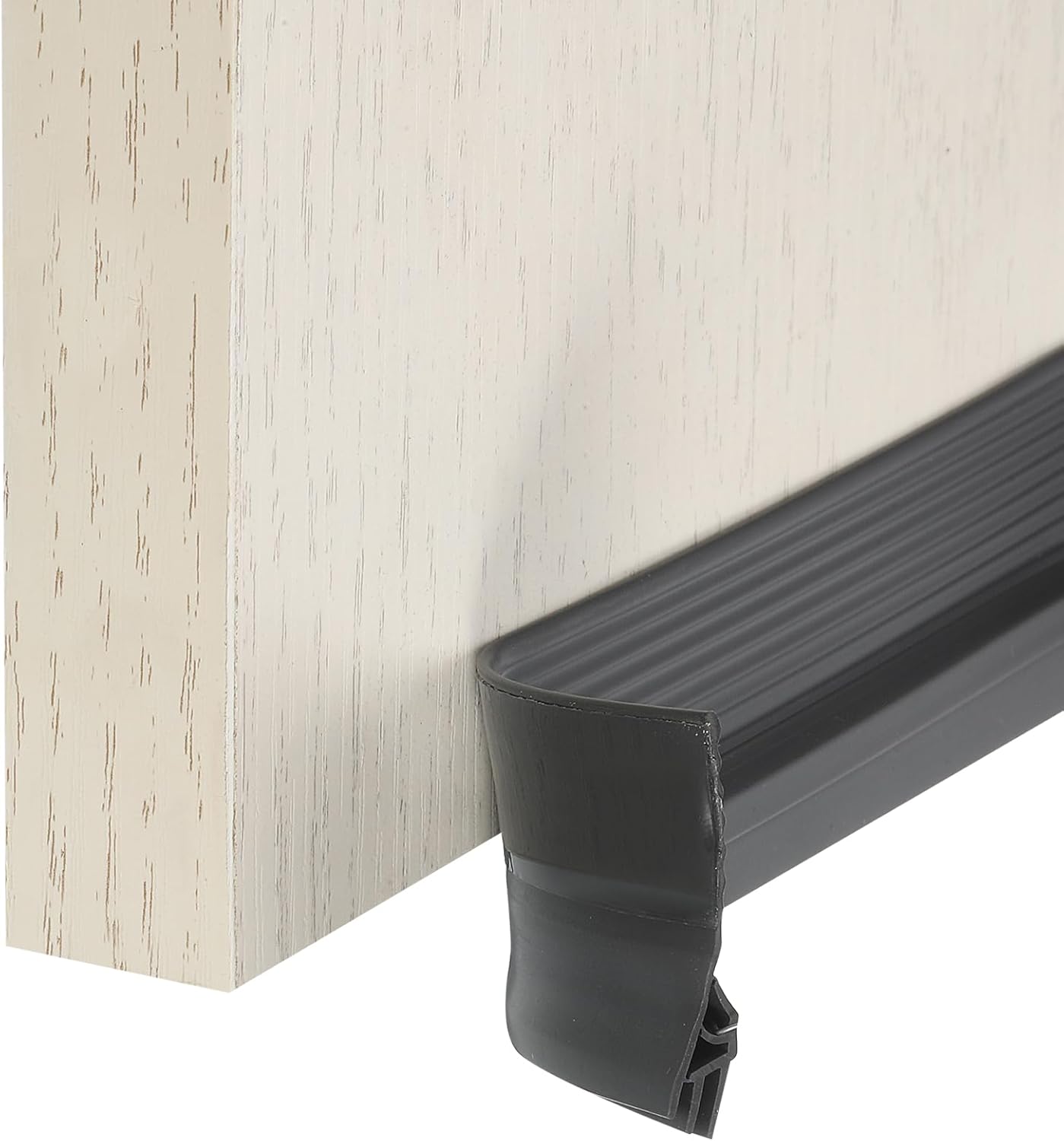 Uxcell 2 Pack Door Draft Stopper Black Gray