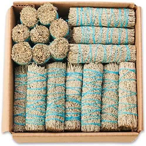 Blue Sage Smudge Sticks 4 Inch - Natural Healing Uplifting Energy