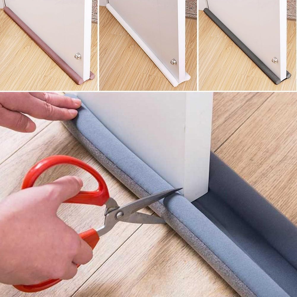 Cloudpower Large Door Draft Stopper 93x10cm Black