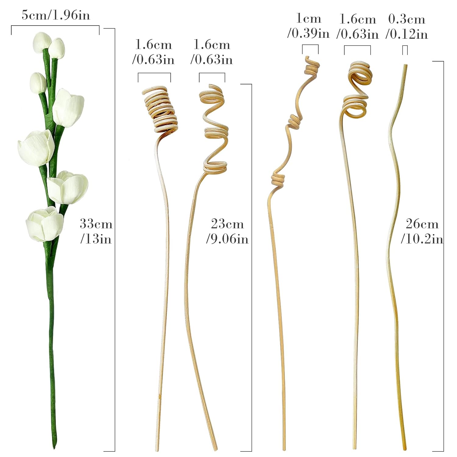 Natural Reed Diffuser Sticks for Room Fragrance