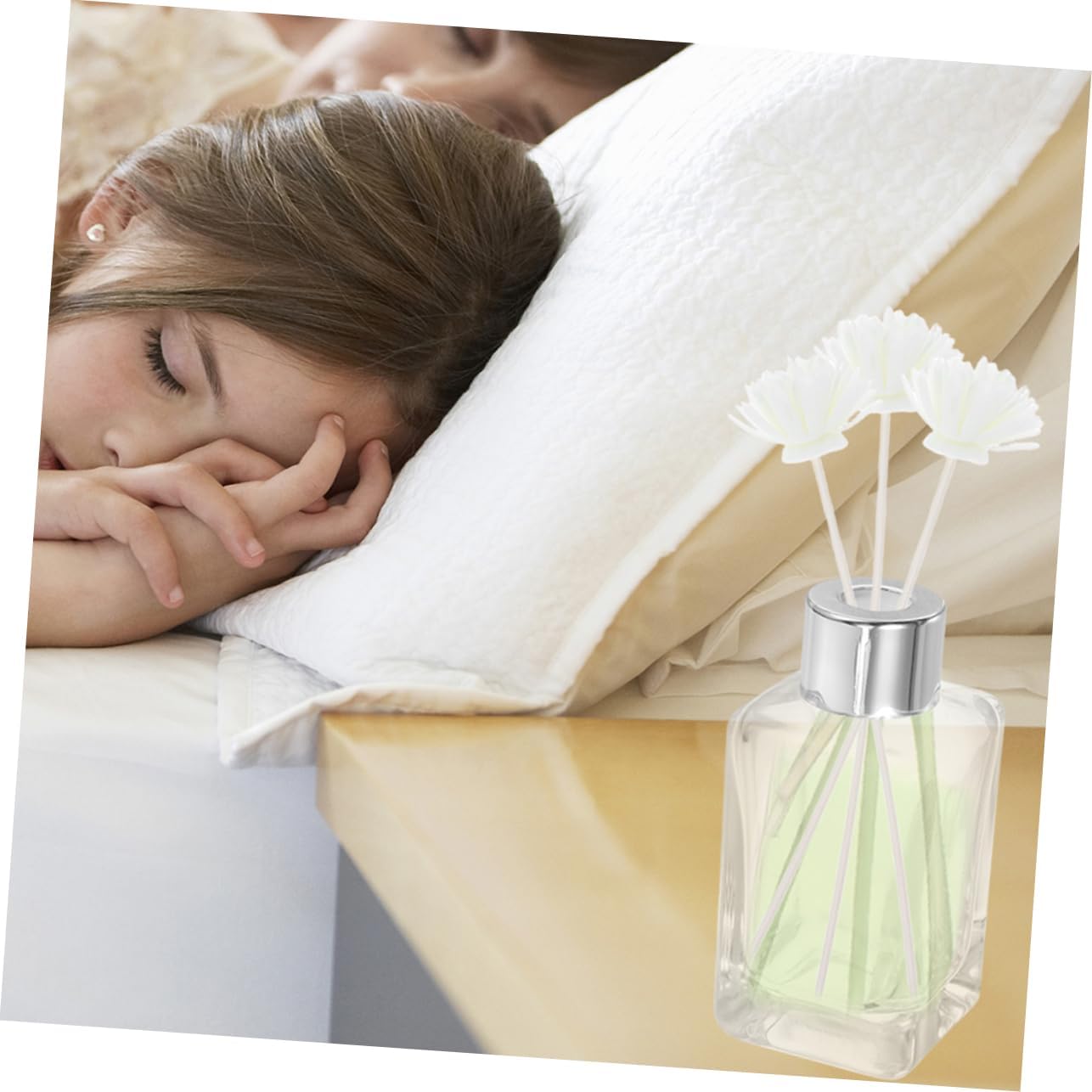 15pcs Artificial Chrysanthemum Diffuser Sticks for Aroma and Decor