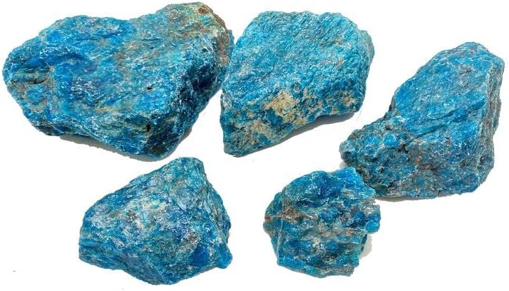 Sawcart 20 Lb Blue Apatite Bulk Rough Raw Stones