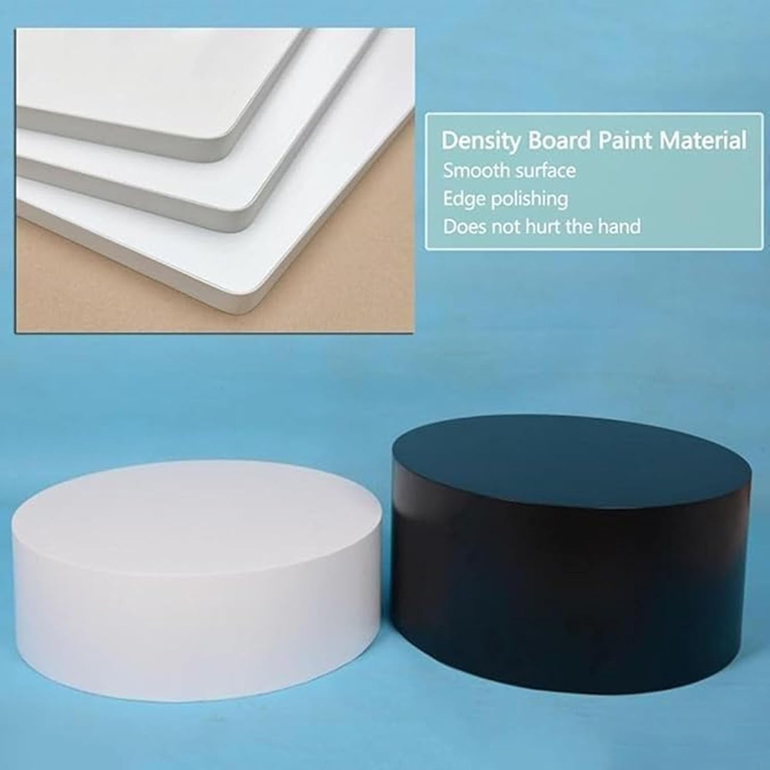 White Round Display Pedestal Stand for Home Decor